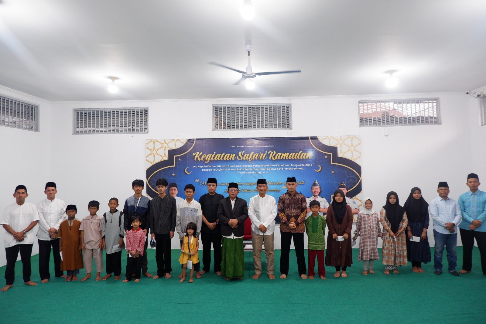 Santunan dan Berbuka Bersama, Plt. Kakanwil Ditjenpas Babel Safari Ramadhan di LPN Pangkalpinang